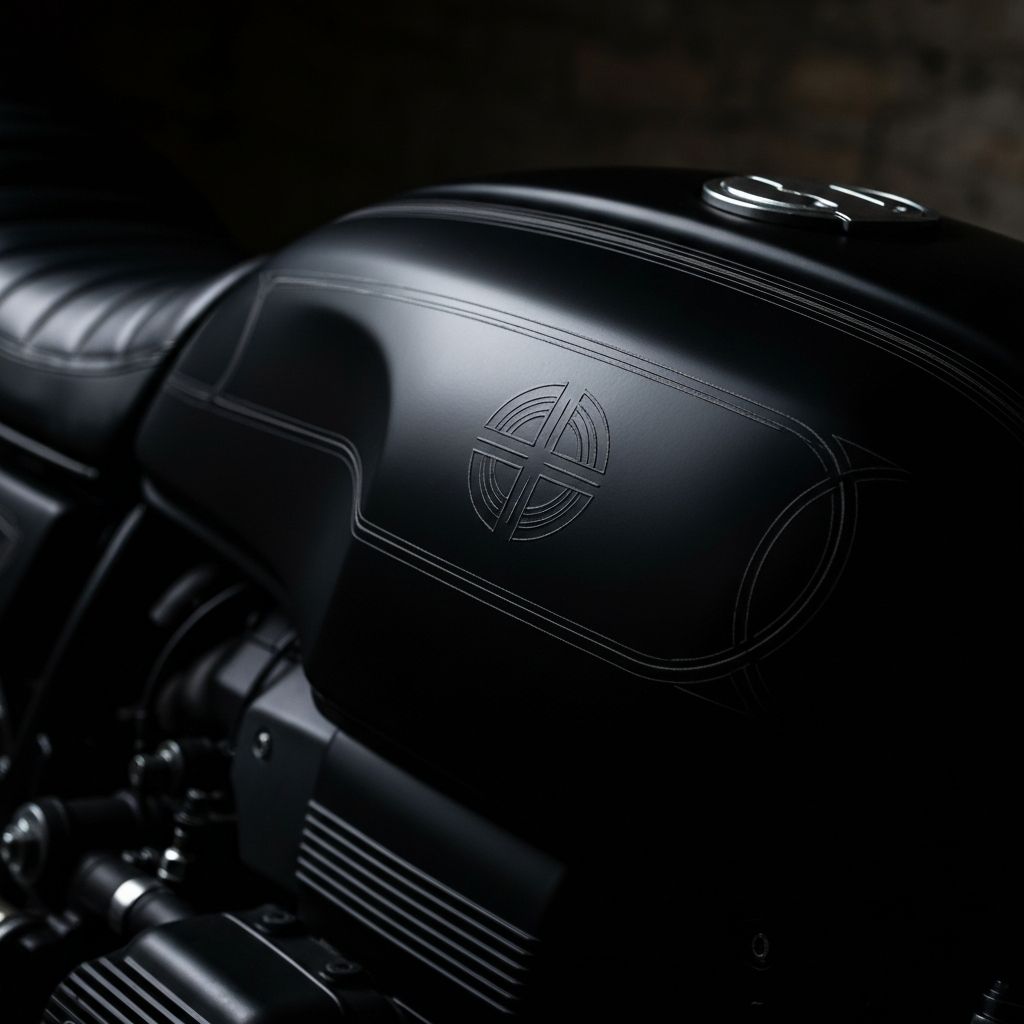 BMW K100 graveer details